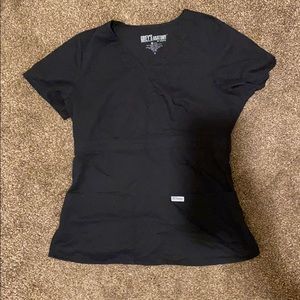 Black scrub top